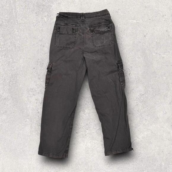 ★ American Eagle 2000’s Grey Women’s Cargo Pants w/ Multiple Pockets ★ - Picture 3 of 7